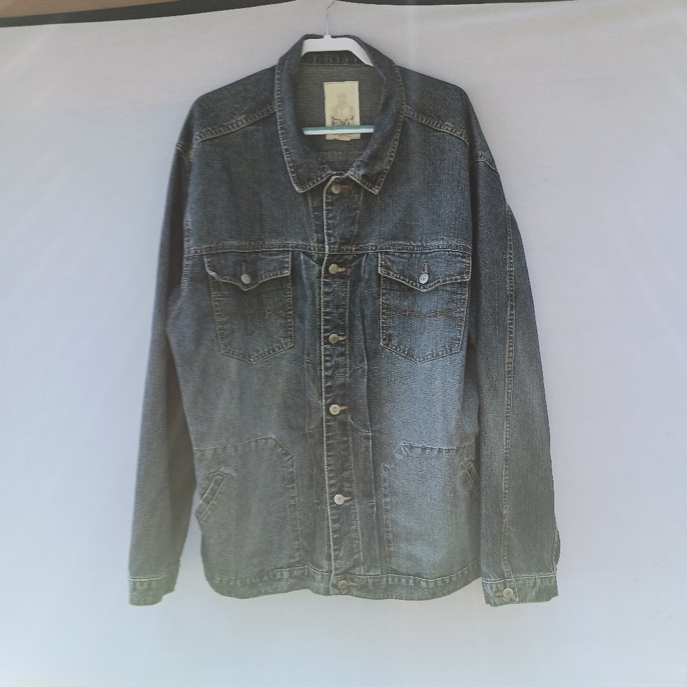 Red 8 & Co. Blue denim jean jacket size 2XL